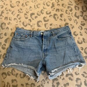 Agolde Parker Long denim shorts! Size 33